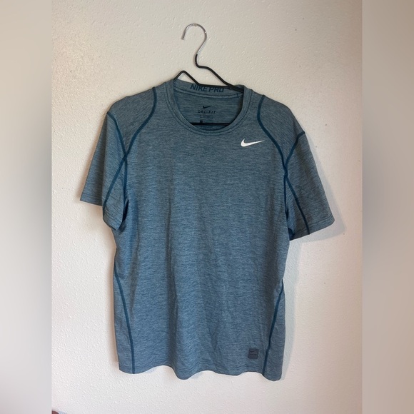 Nike Other - Nike Pro Heathered Blue Men's Tee